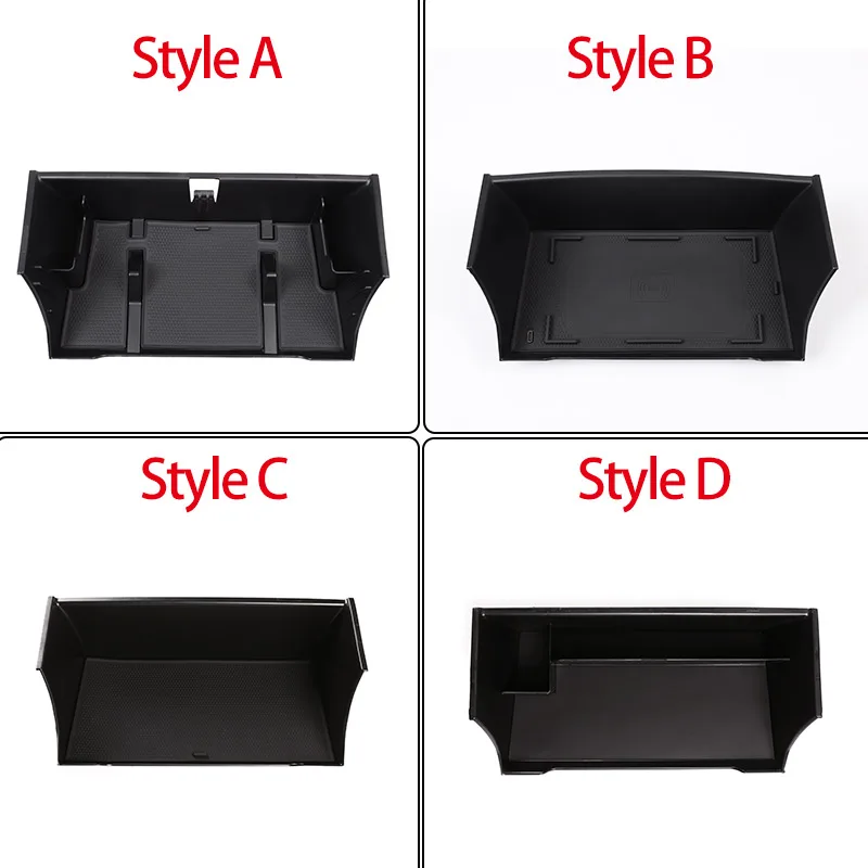NEW!!!Black ABS For Land Rover Defender 90 110 2020-2024 Car Styling ABS Black Car Central Storage Box Phone Box Car Accessories - 2