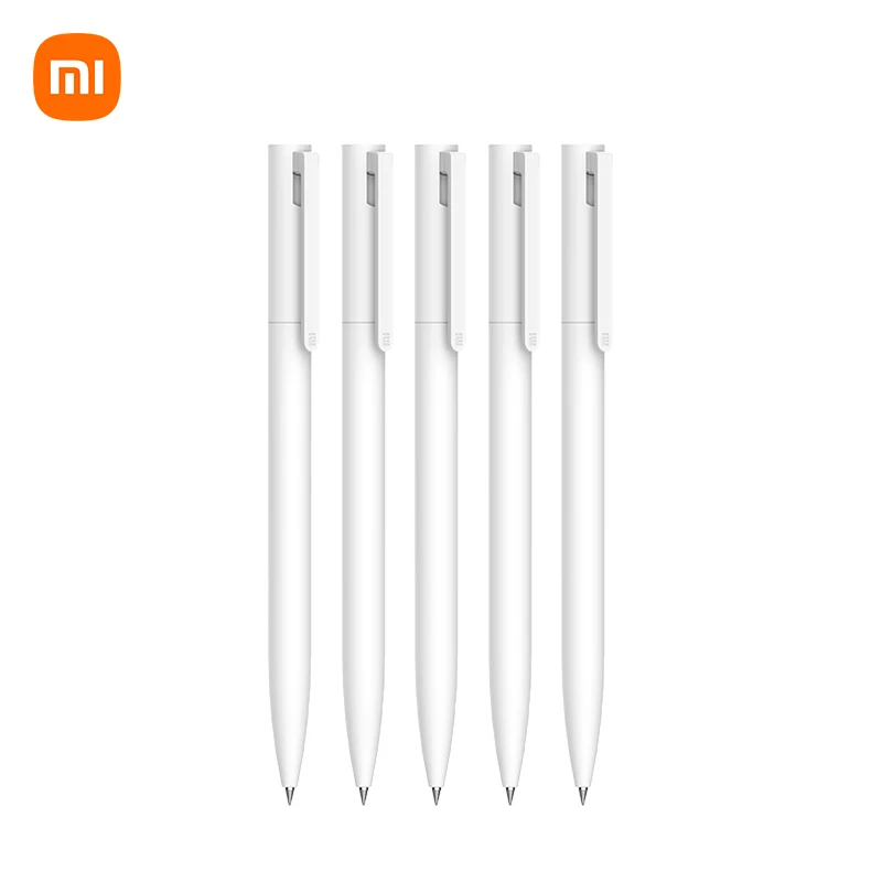 Оригинальная ручка Xiaomi Mi с гелевыми чернилами 0 5 мм 2 шт. для подписи Швейцария