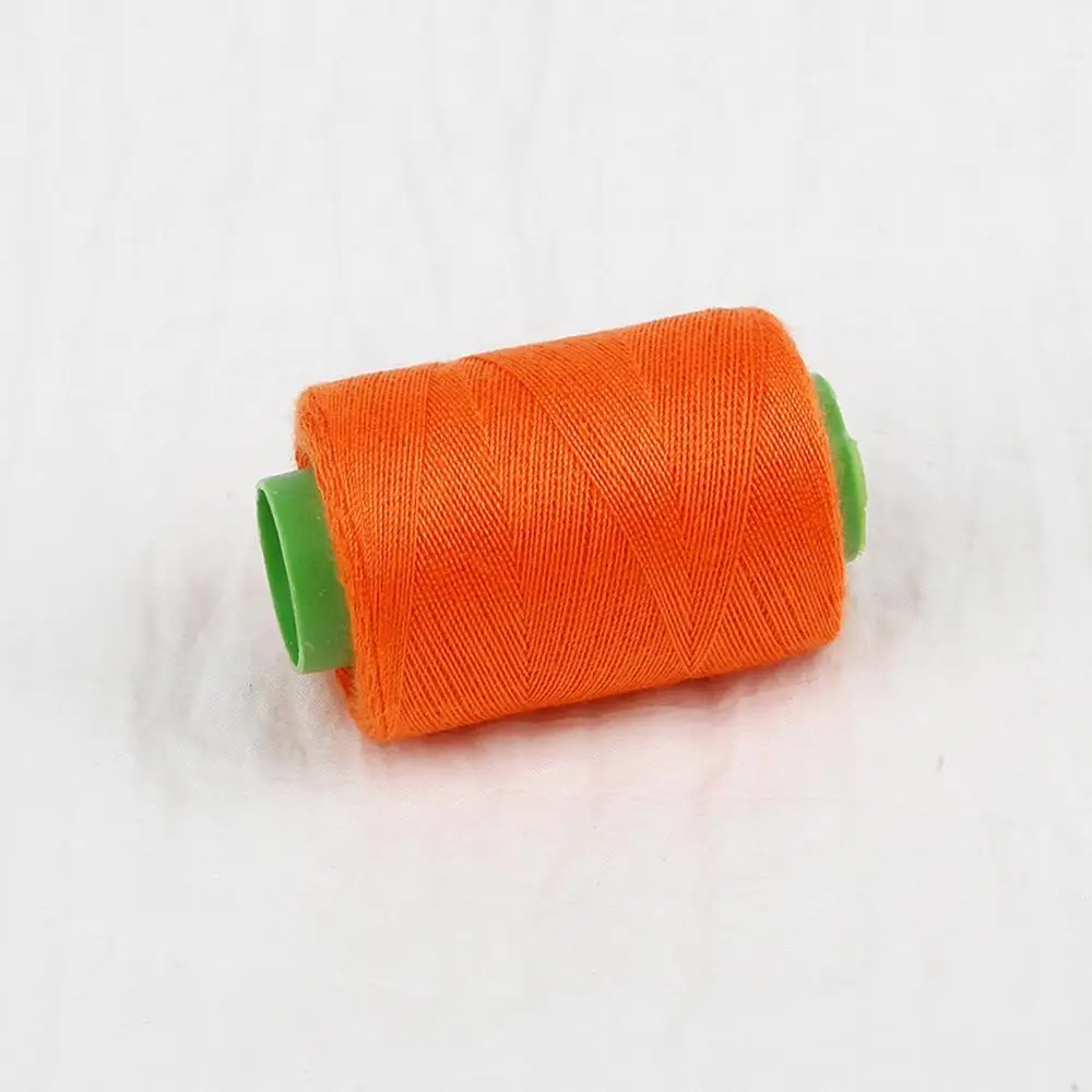 Orange Red Высокая прочность хлопок машинная вышивка швейные нитки для ручного шитья Ремесло патч, аксессуары Швейные принадлежности многоцветные - Цвет: Orange Red