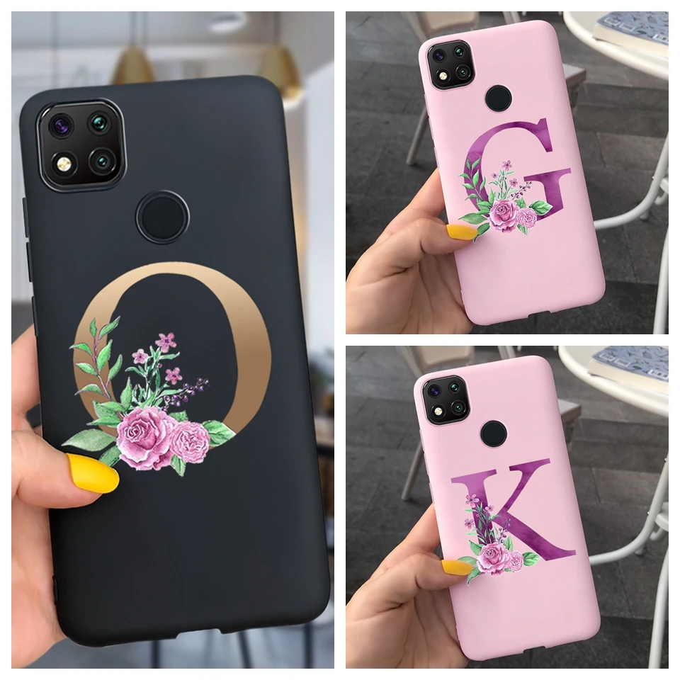 Cover Posteriore In Silicone Morbido 26 Lettere Per Apple Iphone 6 6 Plus 9 Plus 9 Custodia Per Telefono Fiore Rosa Per Iphone 9 Plus 6 Plus 9 6 Parau