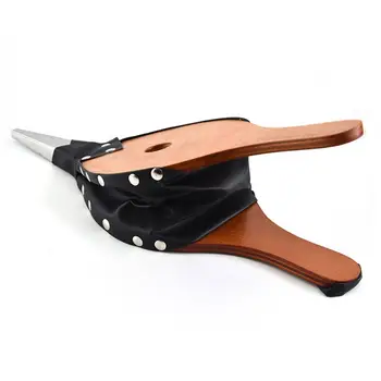 

Large Fireplace Bellows Wooden Air Blower with Hanging Strap for Outdoor Camping BBQ