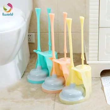 

Turbo Plunger and Bowl Brush Set Toilet Brush Cleaning and Dredging