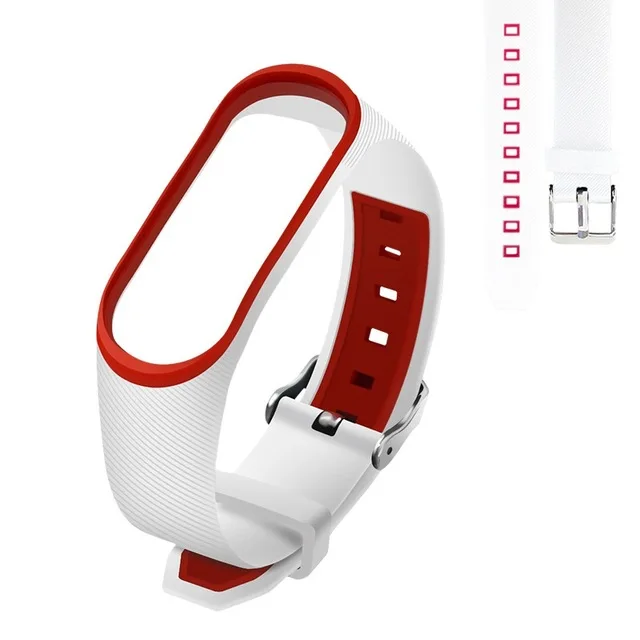 Ремешок для Miband 4/3 Xiaomi силиконовый наручный умный браслет часы Xiomi Xaiomi Xiami Xaomi Xaiomy браслет - Цвет: E