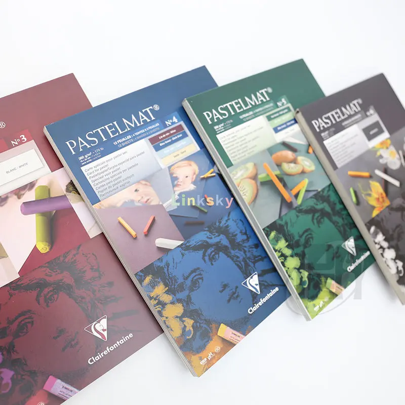 Clairefontaine PastelMat Pads 6 Pad Choices Assorted Colours & Sizes for Pastellists Suitable Pastel Sticks and Pencils