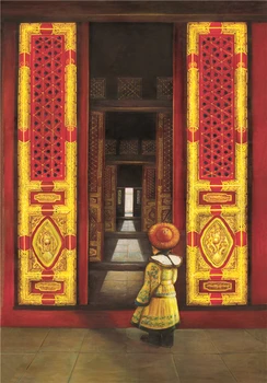 

Wall art, Painting by numbers, ,Chinese Traditional Silk Scroll Painting Wall Pictures,Silk Wall Poster Prints ,- Little Emperor