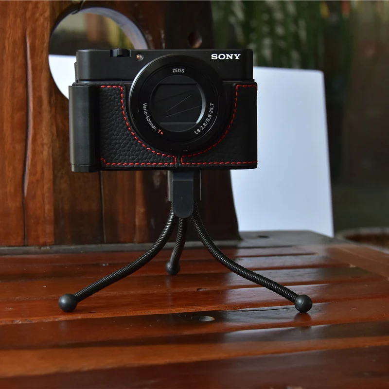 Натуральная кожа Камера ручка крышки чехол corium сумка Защитная основа для sony rx100ii rx100iii rx100iv rx100v rx100vi RX100m6 M5