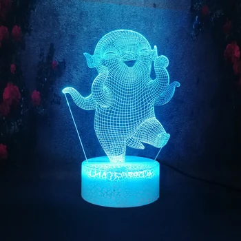 

Popular Movie Catching a demon Cute Huba Illusion Creative LED 3D Night Light Home Bedroom Energy Saving Lamp Kid portable Gift