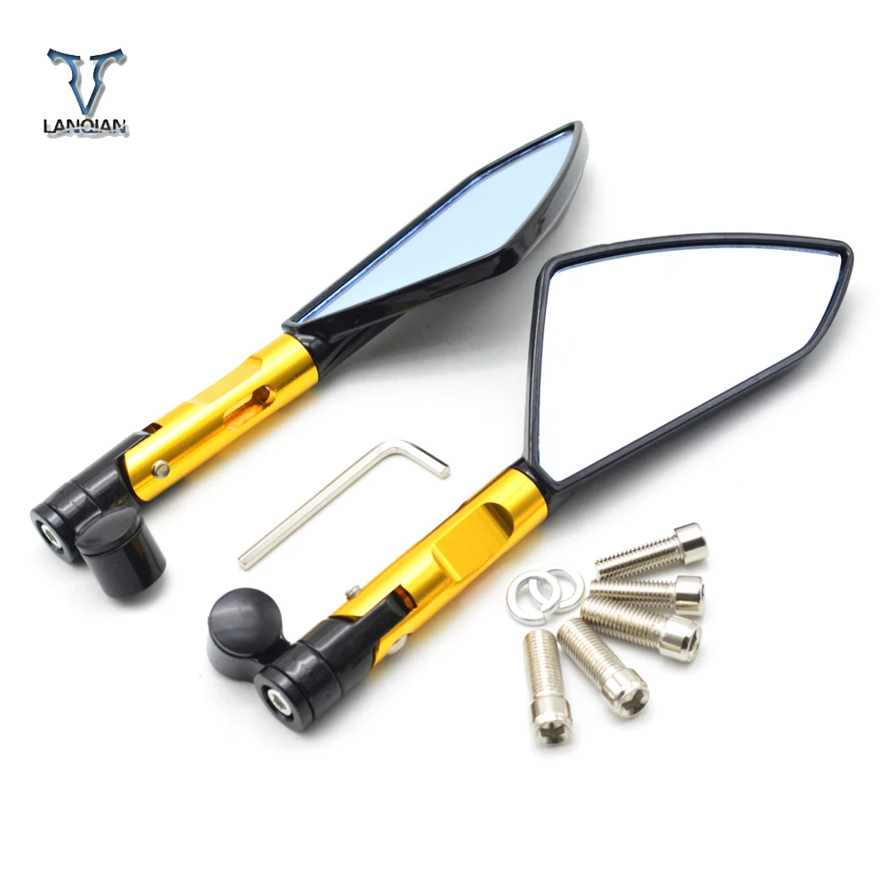 

Universal Motorcycle Mirrors Scooter Side Rearview Mirror moto Accessories for HONDA CBR400R CBR1000RR SP CBR650F CBR250RABS X11
