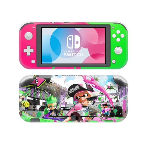 Splatoon 2 наклейка на кожу для nintendo Switch Lite консоль и контроллер протектор Joy-con NAND переключатель Lite наклейка на кожу - Цвет: YSNSL0077