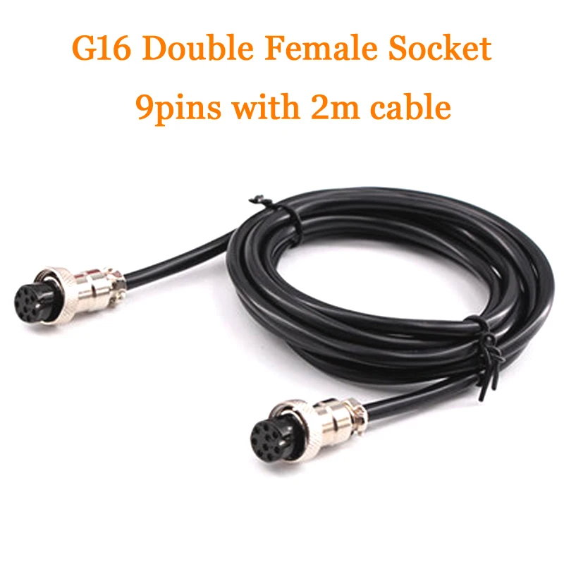 Connettore Aviazione GX16-4 Pin - Maschio E Femmina, Per Pannello Metallo, 16mm, 4 Pin