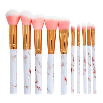

10 Pcs Professional Face Eye Shadow Eyeliner Powder Foundation Blush Makeup Brush Set Cosmetic Tools Set