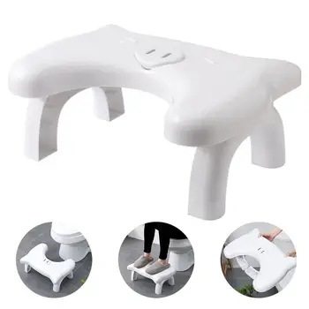 

Cartoon Piggy Toilet Stool Non-slip Squatting Stool Collapsible Step Footstool Step Seat For Home Bathroom Toilet For Pregnant