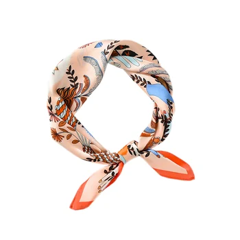 

YILIAN Brand 60cm designer scarf women luxury 2020 Angel eyes PrintTop Quality Fashion Thin Scarf for Hair Wholesale Headband