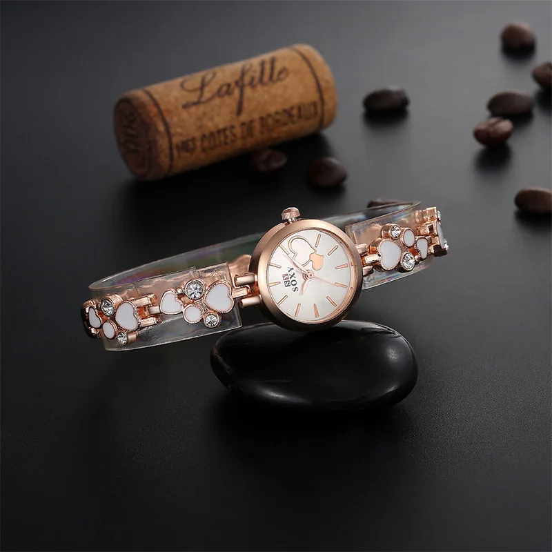 Женские наручные часы Романтические в форме сердца часы Brife стиль торговая марка кварцевых часов Soxy часы Relojes женские наручные часы женские черные