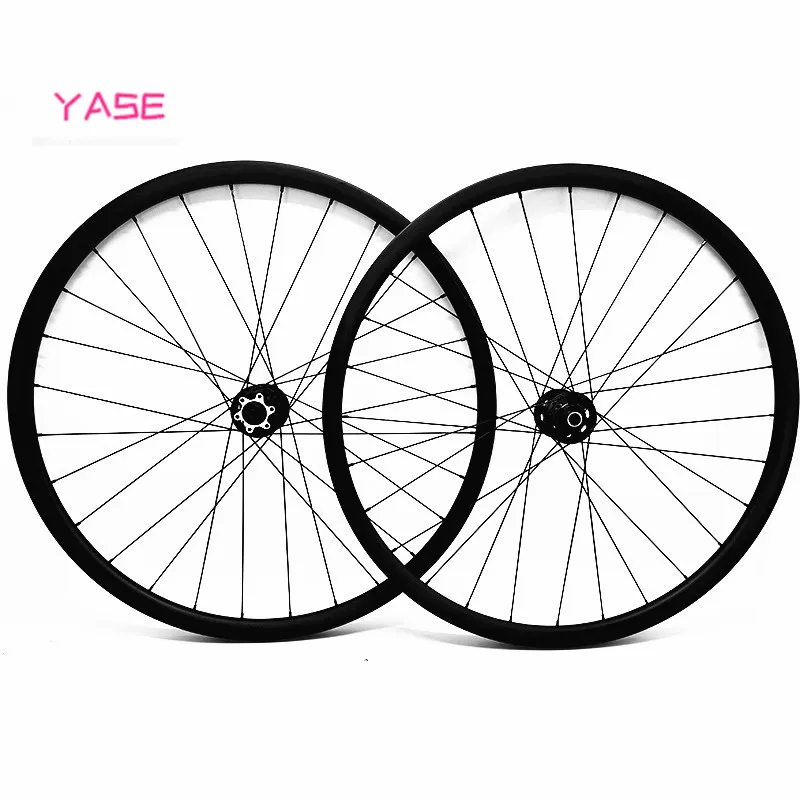 YASE 29er диски для горных велосипедов Углеродные колеса 30,5x19,5 мм Асимметричные бескамерные карбоновые велосипедные колеса FASTace DA201 100x9 135x9 Углеродные колеса