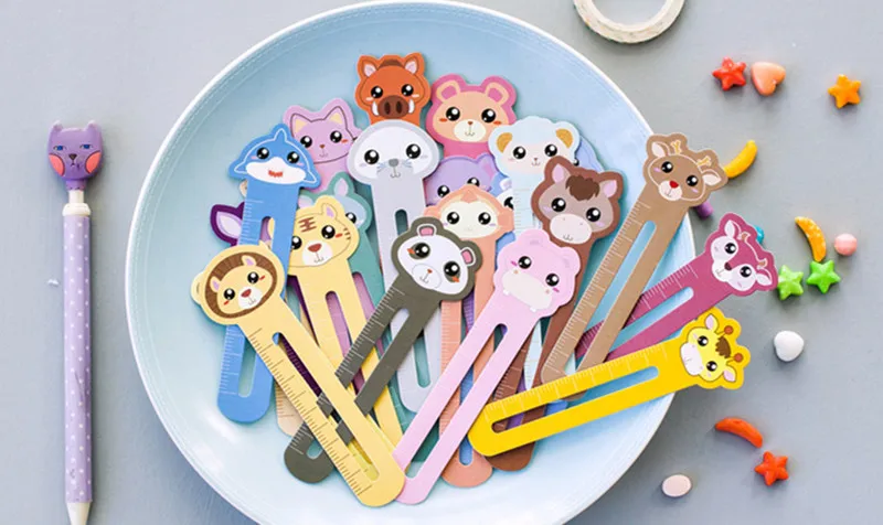 Animal Bookmark 30 шт. подарки на вечеринку на день рождения девочки обратно в школу вечерние бумажные закладки с животными держатель книги свадебные подарки для гостей - Цвет: Animal Bookmark