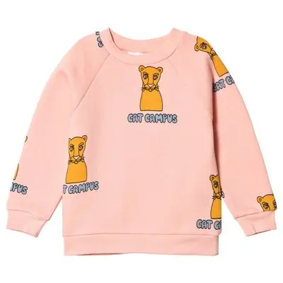 Комплект одежды для детей; коллекция года; сезон осень-зима; толстовка для мальчиков и девочек; штаны; топ для малышей с животными; брюки; Спортивный костюм; детская одежда - Цвет: pink lion top