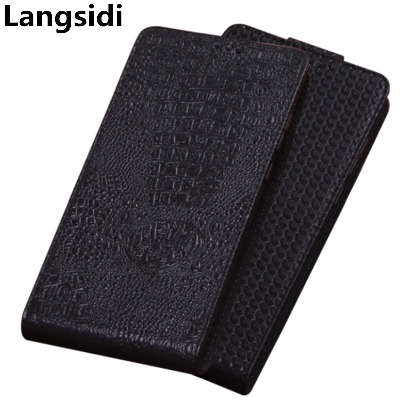  Genuine Leather Vertical Flip Phone Case For Asus Zenfone 6Z ZS630KL/Zenfone 6 2019 ZS630KL Phone U