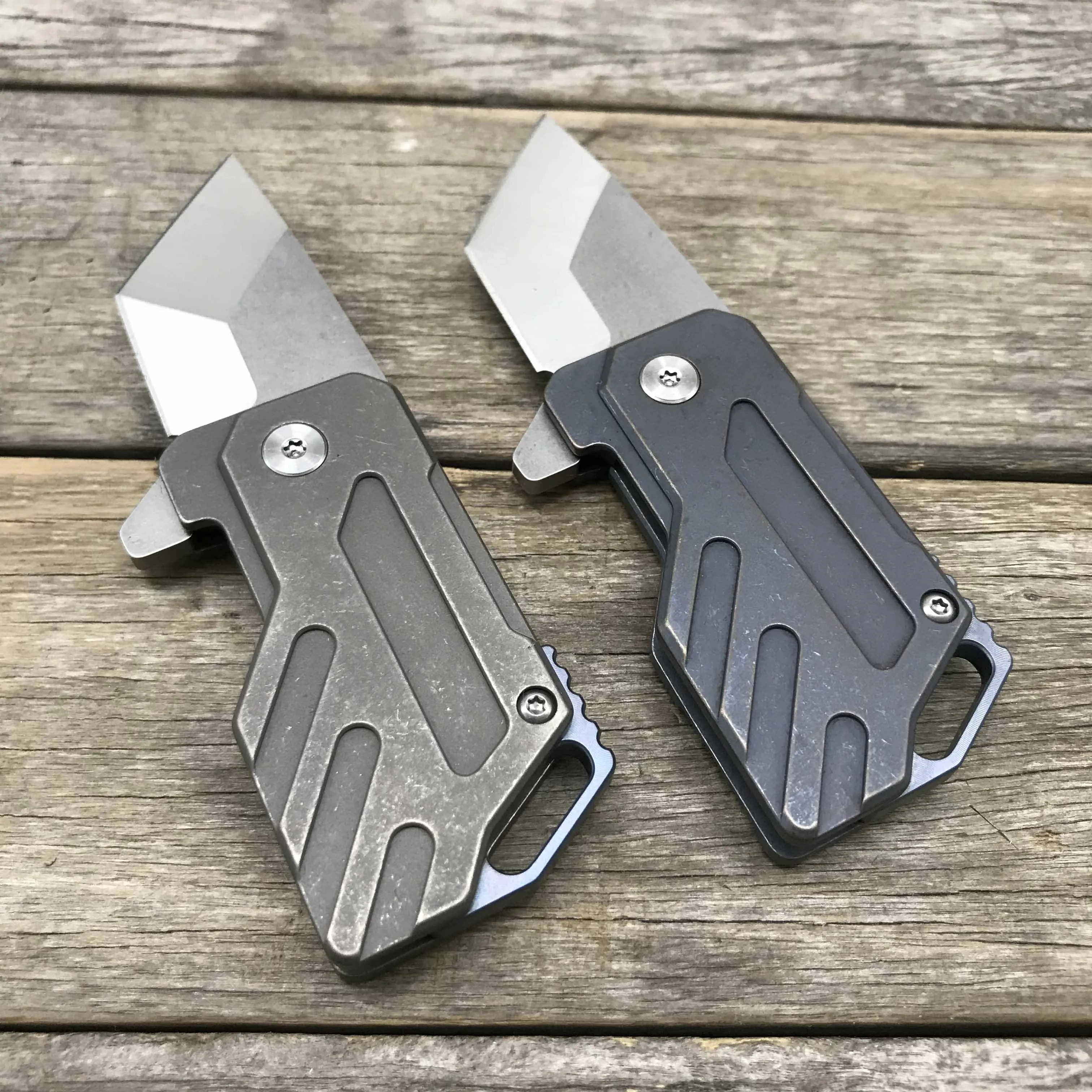 Online LDT Big Bean Mini Folding Messer S35VN Klinge Titan Griff Lager Taktische messer Camping Tasche Outdoor Survival Messer Werkzeuge