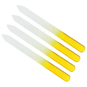 

50pcs New 4pcs Durable Crystal Glass Nail File Buffer Art Files Manicure Device Tool