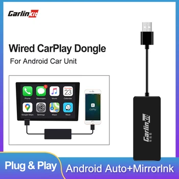 

Carlinkit Apple Wired Carplay Dongle USB Smart Link Car Play For Car Android Multimedia Player Plug and Play with Android Auto
