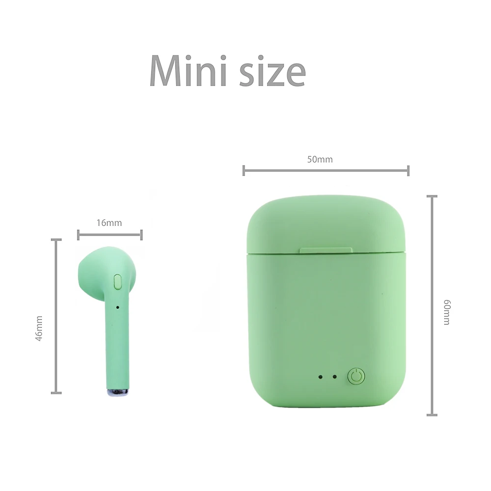 Mini-2 Bluetooth Wireless Earphones Headset Sport Earbuds Waterproof Earpieces For Iphone Huawei Xiaomi OPPO TWS Music Headphone