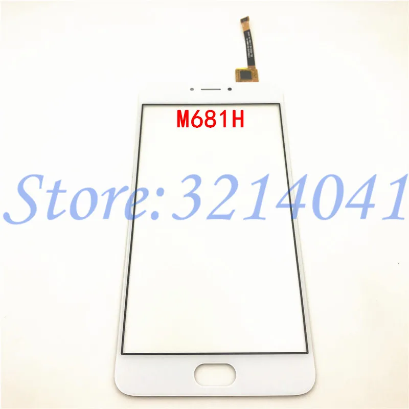 Протестировано Высокое качество для Meizu M3 Note M681H L681H L681 M681 сенсорный экран дигитайзер сенсор внешняя стеклянная панель объектива