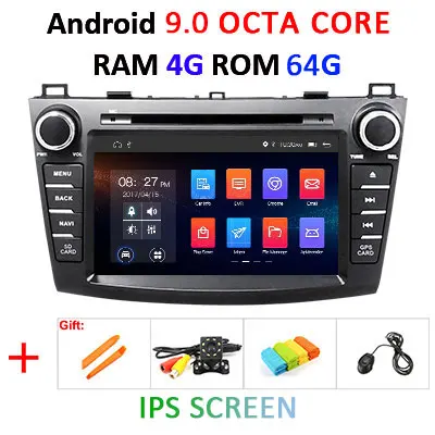 4G 64G IPS 4G+ 64G 8 CORE 2 din Android 9,0 автомобильный dvd-плеер gps аудио для Mazda 3 2009-2013 M3 мазда3 автомобильный радиоприемник мультимедиа obd2 dvr DSP ips - Цвет: 4G 64G IPS