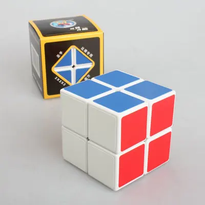 

The Second-Order Black Magic Cube Magic Square Pasted With Frosted Sticker In Color Paper Box Children'S Entertainment Toys