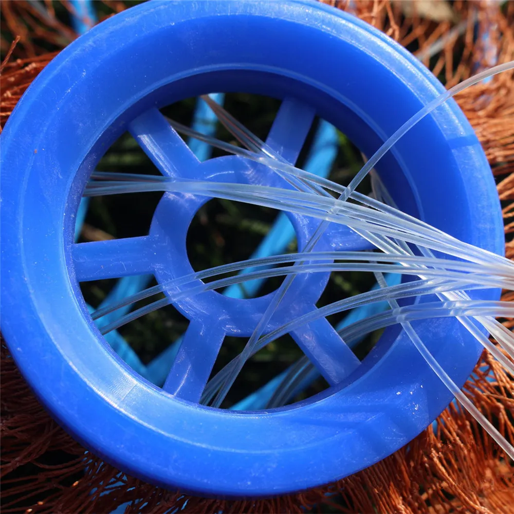 Upgraded American hand-cast net with frisbee high-strength fly fishing net 540/600/660/720 cm throw net with pendant