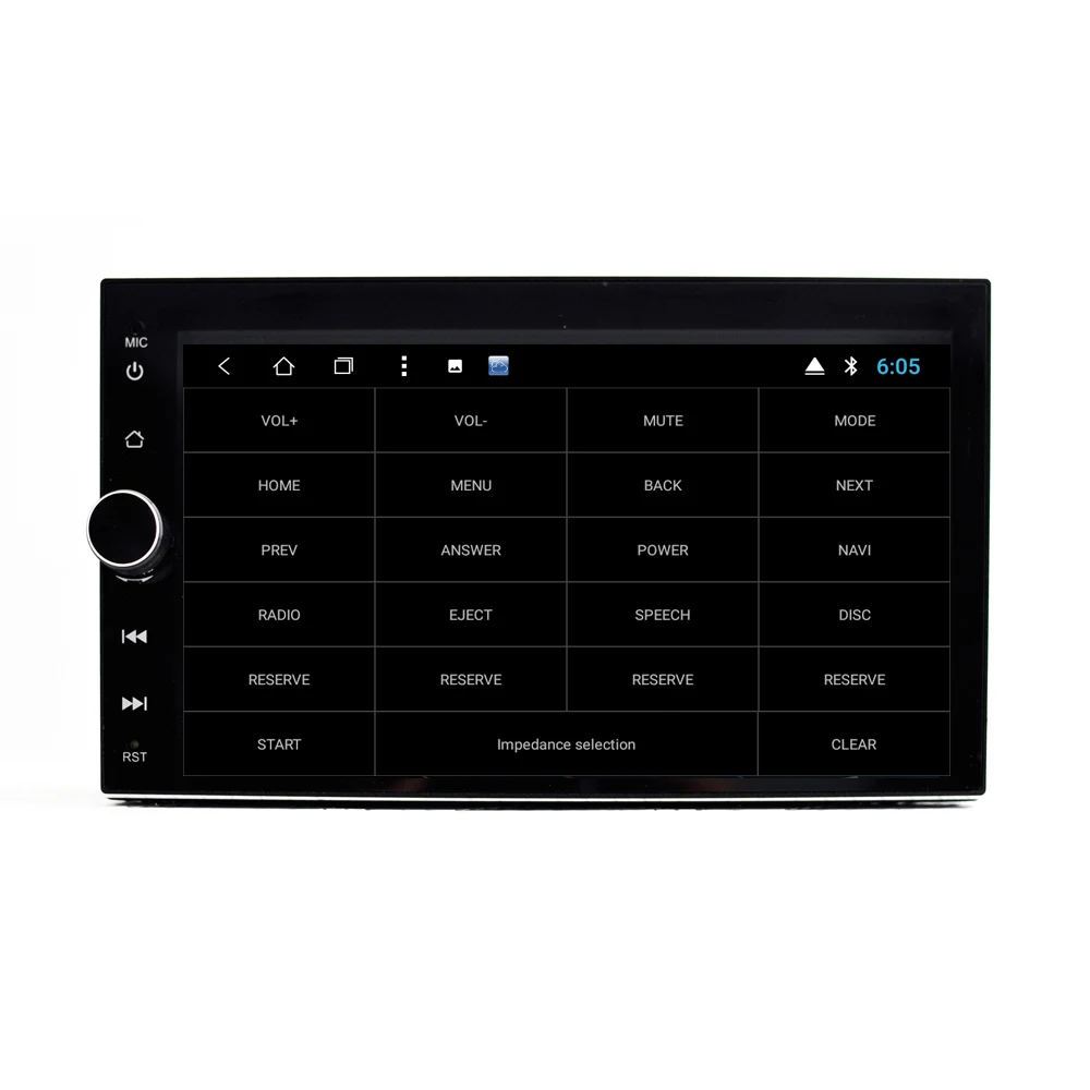 NaviTopia 800*480 6,2 дюймов 8 ядер ram 2G rom 32G Android 8,1 автомобильный Радио плеер для универсального с wifi/карты