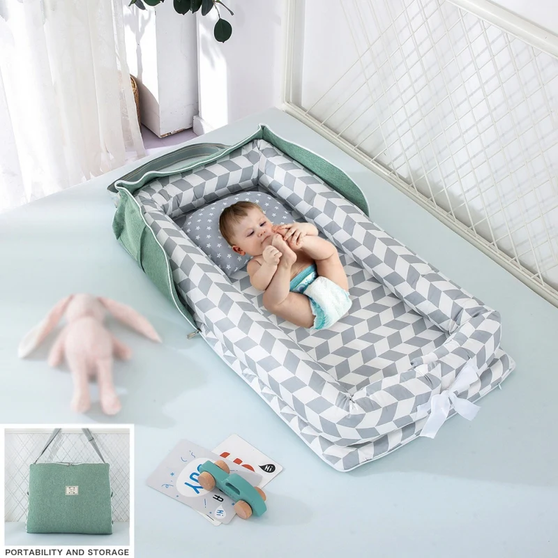 Baby Bassinet For Bed Portable Baby Lounger For Newborn Crib Breathable And Sleep Nest baby bassinet