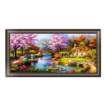 

5D Diamond Embroidery House Scenery Painting Cross Stitch Craft Home Decor Gift 425D