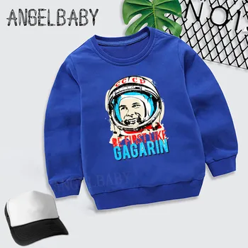 

Boys Girls Sweatshirt Kids CCCP USSR Gagarin Hoodies The Soviet Union Russia Space Children Autumn Tops Baby Clothes,KYT2437