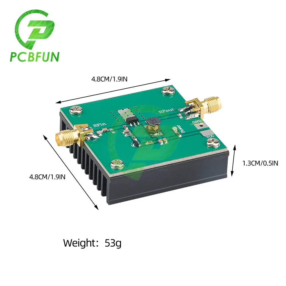 433MHz 5W RF Power Amplifier Input 0.1W can output 5.0W7.2V power