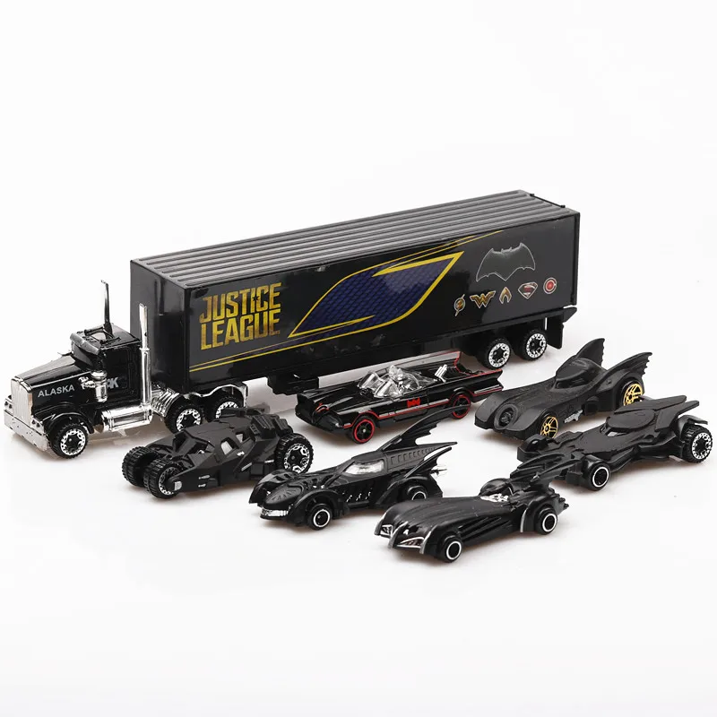 

[Boxed] Bat Chariot Man Alloy Car Model Set CHILDREN'S Toy Car Amazon Foreign Trade Hot Selling