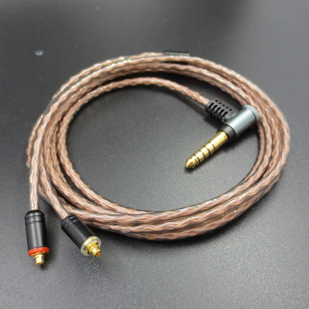 Сменный аудиокабель для Sennheiser для ath-ie80 535 A2dc 0,78 N3ap наушники шнур гарнитуры провода разъем MMCX A2DC разъем - Цвет: MMCX no ear hook