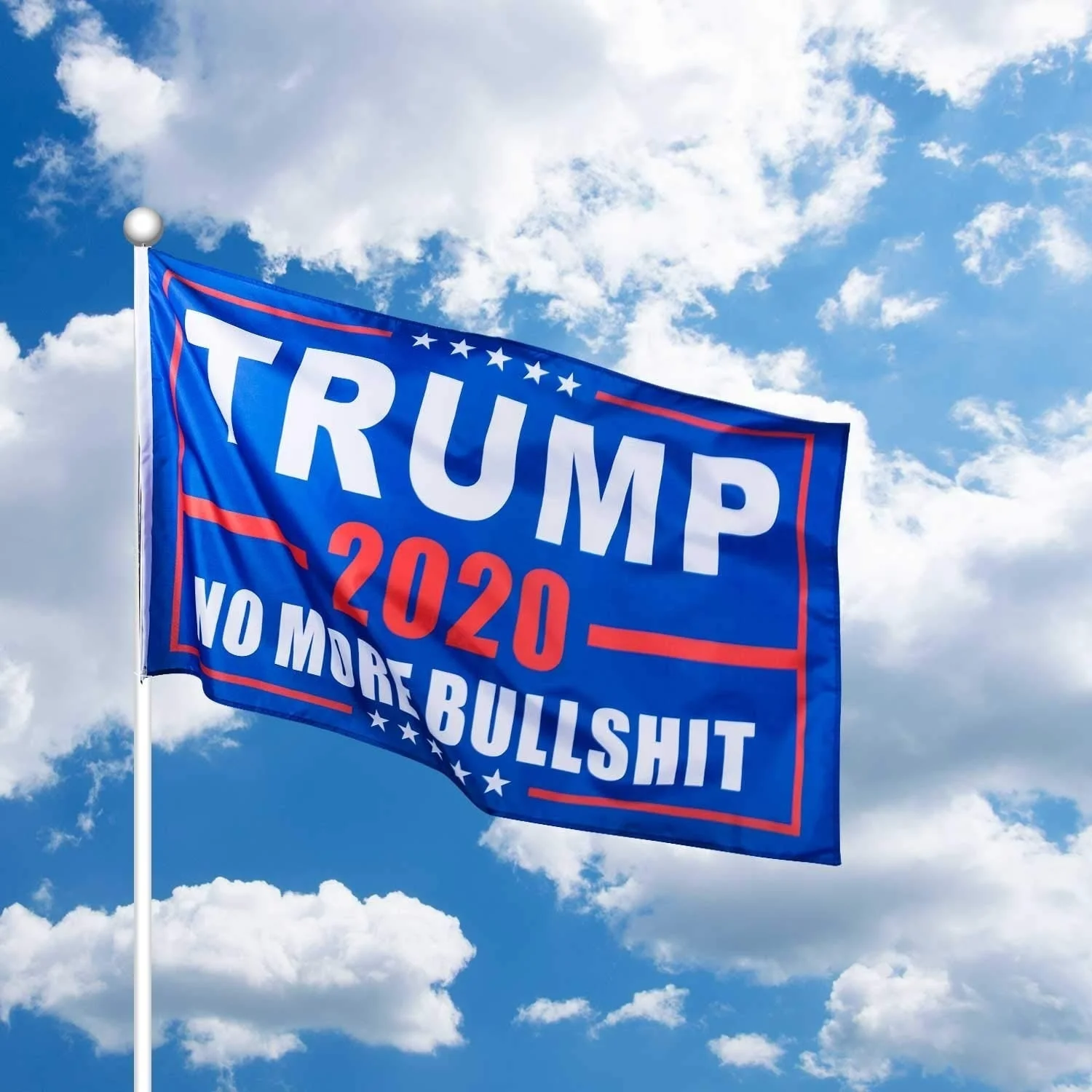 Для Jetec 1 упаковка President Donald Flag(3x5 футов) с люверсами и 10 шт. наклейки на бампер для автомобиля