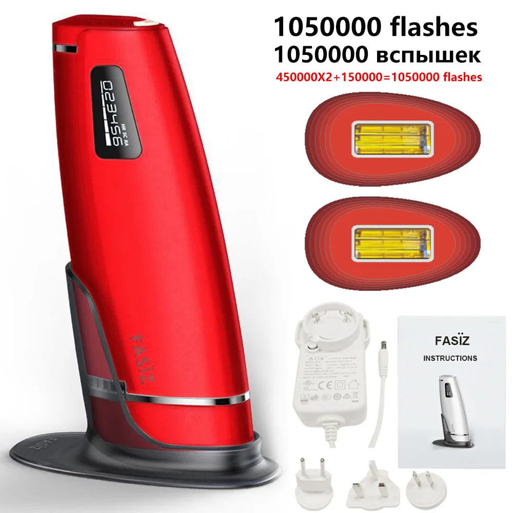 

1050000 times 3in1 IPL Laser Epilator Hair Removal LCD Display photoepilator Laser Permanent Bikini Trimmer Electric depilador