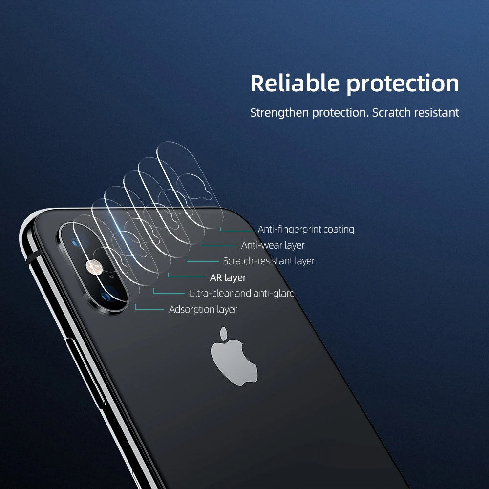 Стекло Nillkin для iPhone XS Max hd голый зеркальный протектор стекло для iPhone XS Max bare mirrorAnti-Explosion protecor