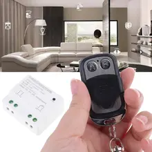 433MHz Single Light Switch Receiver Module 2 Channel Wireless Remote Control Controller for Lamps Accessories vgg24 220v 2 channel remote switch module 2 key remote control green