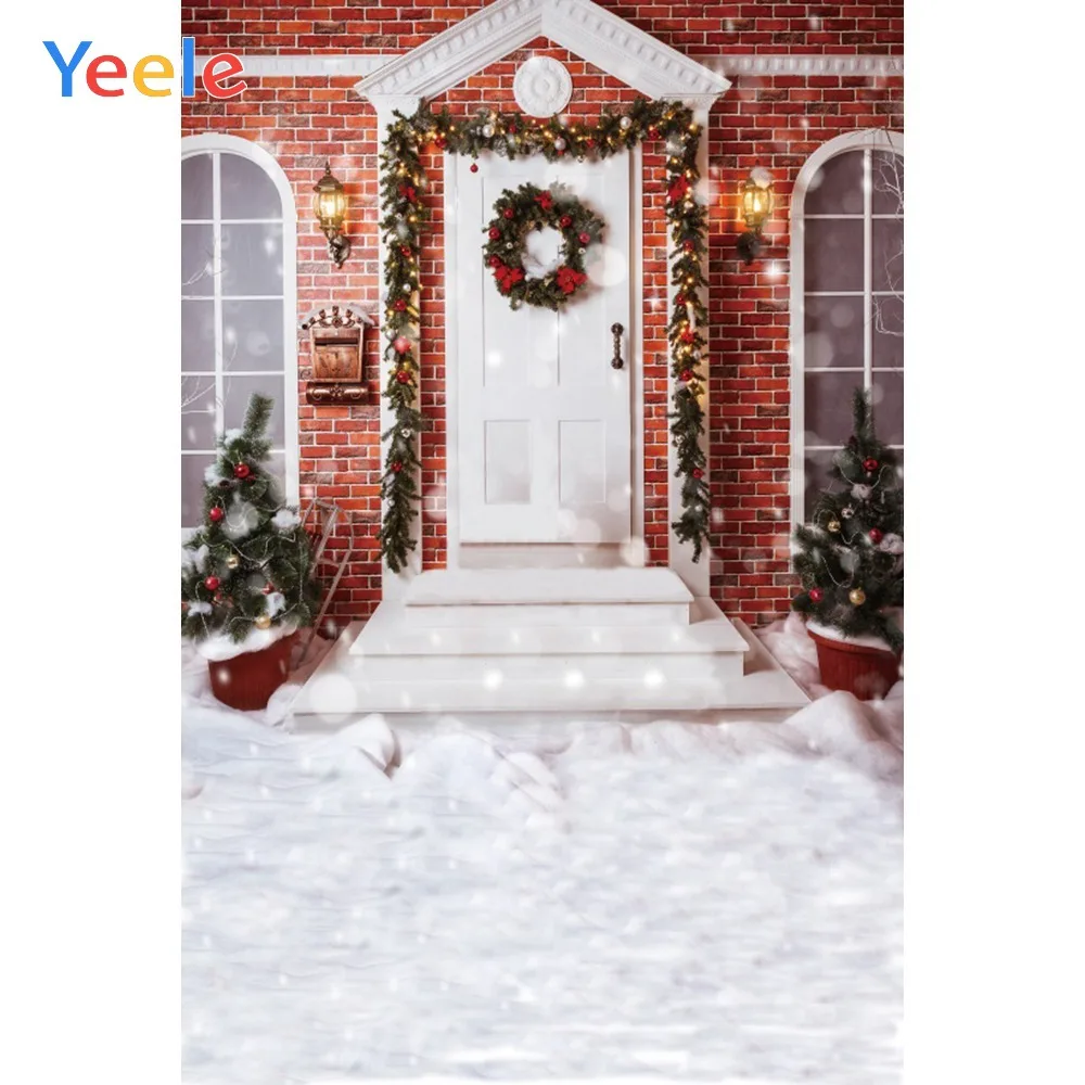 Yeele Merry christmas party зимнее декоративное освещение с эффектом «Боке» Фотофон персонализированные фотографические фоны для фотостудии - Цвет: NBK24815