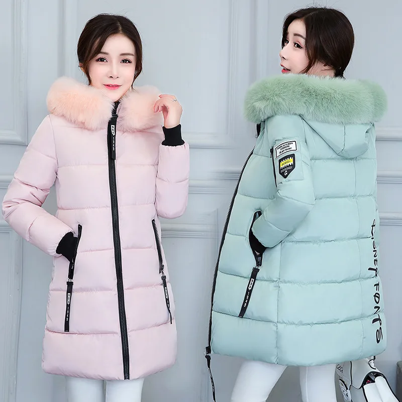 

New Winter Parkas Women Female Outerwear Coat Thickening Cotton Winter Jacket Women Grils