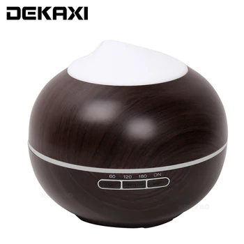 

DEKAXI 200ml LED Light Ultrasonic Air Humidifier Mist Aroma Diffuser Essential Oil Aromatherapy Household Adjustable Haze