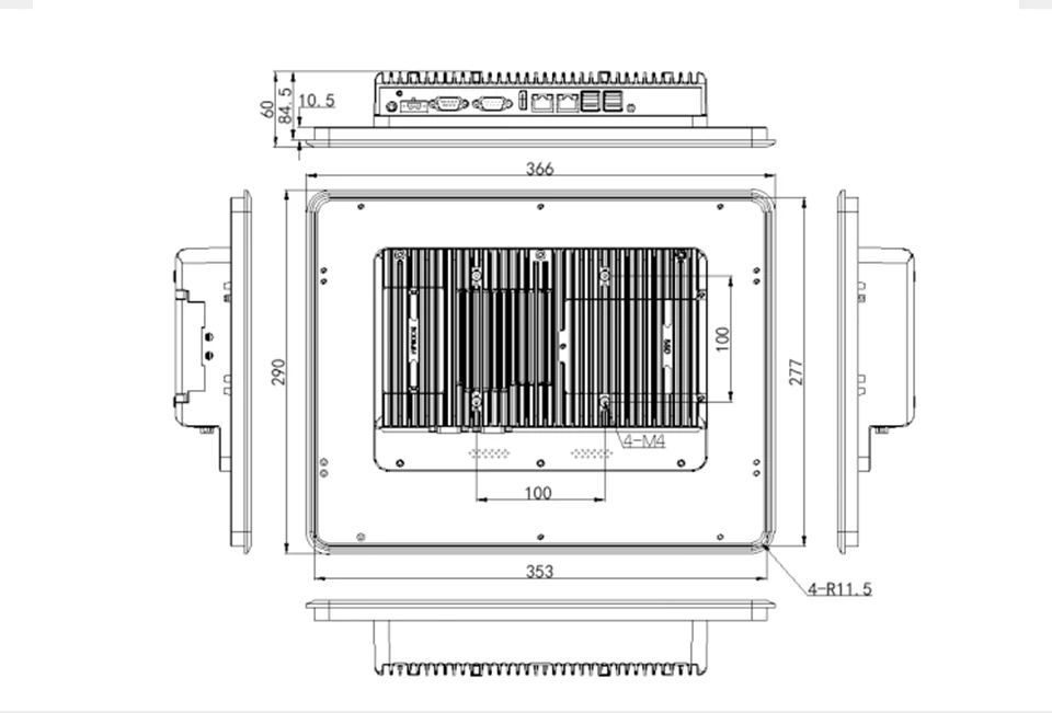 Yanling 15 Inch Industrial All-In-One Computer with Intel Celeron 4205U Processor and Resistive Touch Screen Description Image.This Product Can Be Found With The Tag Names Automotive, Beauty Health, Computers Electronics, Fashion, Home Garden, Online shopping, Phones Accessories, Toys Sports, Weddings Events