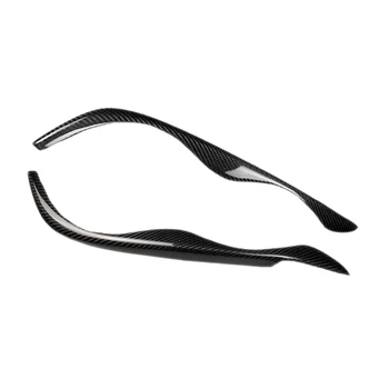 

Carbon Fiber Headlight Cover Eyebrow Eyelid for BMW E46 323I 328I 330I 1999-2004