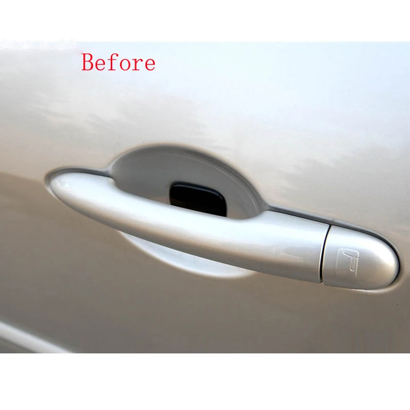 ABS Хромированная накладка на дверную ручку для Renault Megane ii 2 MK2 2002 2003 2004 2005 2006 2007 2008 стикер для стайлинга автомобилей Авто доступ