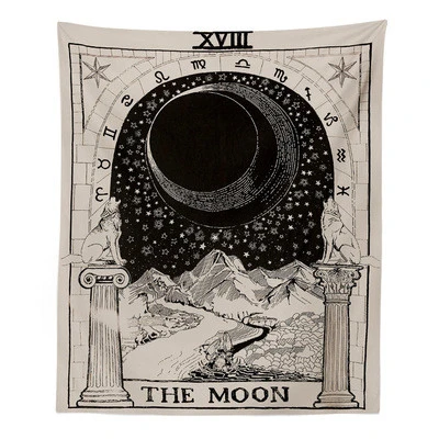 Хиппи гобелен настенный Солнечный гобелен с Луной Мандала Индия Ouija колдовство Бохо Декор настенный гобелен из ткани психоделический Tapiz - Цвет: 3