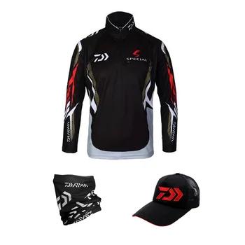 

2020 New Quick Dry Breathable Summer Fishing Shirt Short Sleeves Hiking Cycling Camisa Sportwear Sunscreen Fishing Clothes 3 Pac