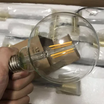 

JMZM E27 Retro Edison ​LED Filament Bulb 4W 220V White/Clear Ball Bulbs For Chandelier Lighting LED Lights Indoor Light Fixtures